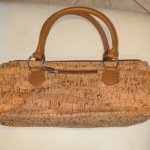 Tan Cork Thermal Lined Bag - Wine Bag - New Without Tags